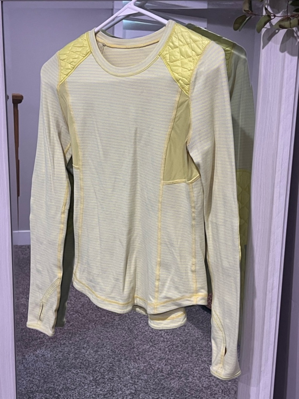 lululemon athletica Yellow Long-Sleeve Performance Top